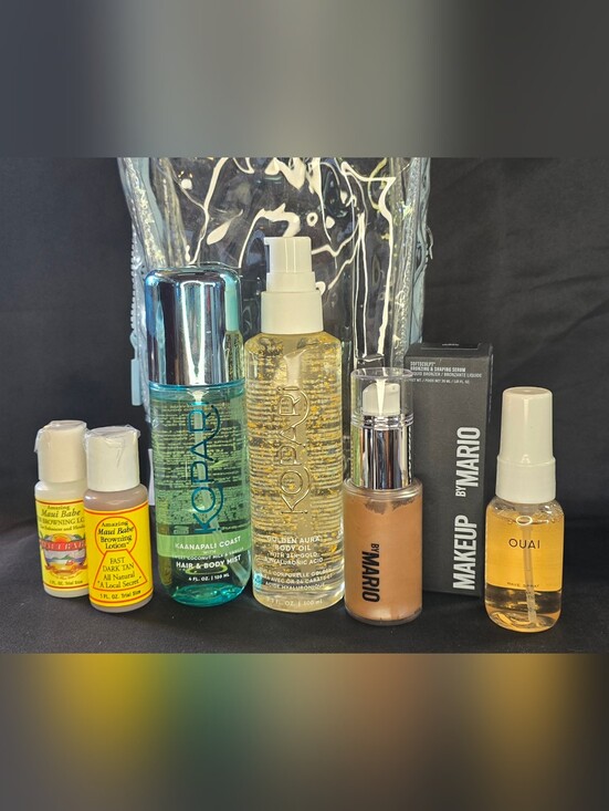 Kopari Other - Sunkissed Glow Bundle - MAKEUP BY MARIO Light Medium, Kopari 24K Oil & OUAI